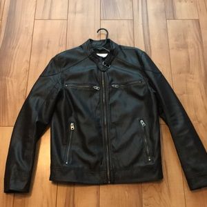 Faux leather jacket